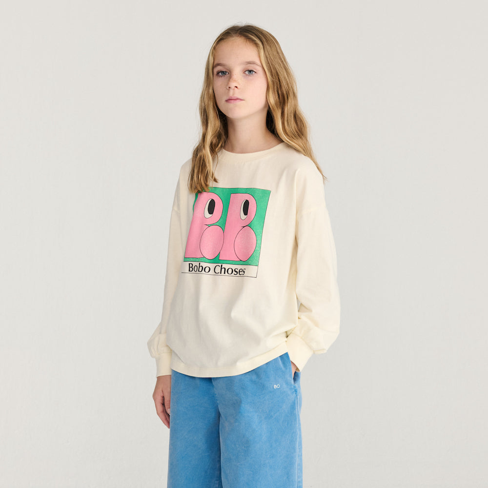 Pink Boo Bo Choses Long Sleeve T-Shirt