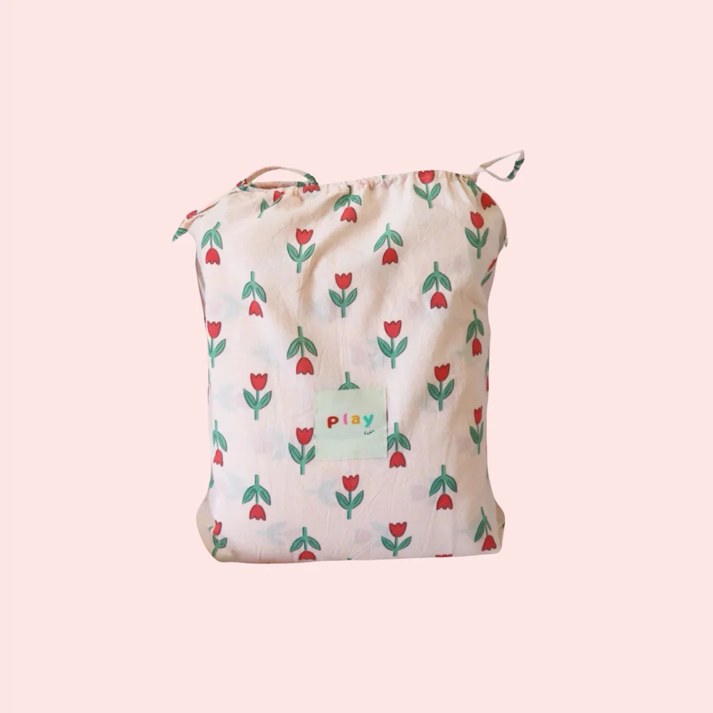 Tulip Garden Fitted Cot Sheet