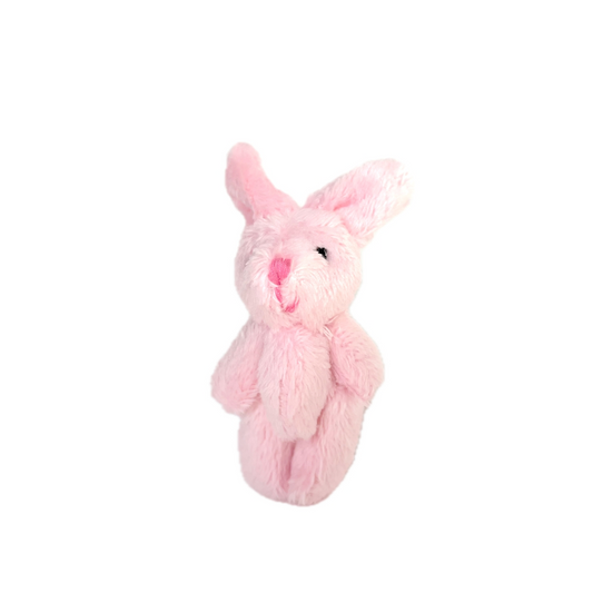Mini Plush Bunny Rabbit Pink