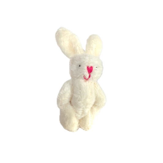Mini Plush Bunny Rabbit White