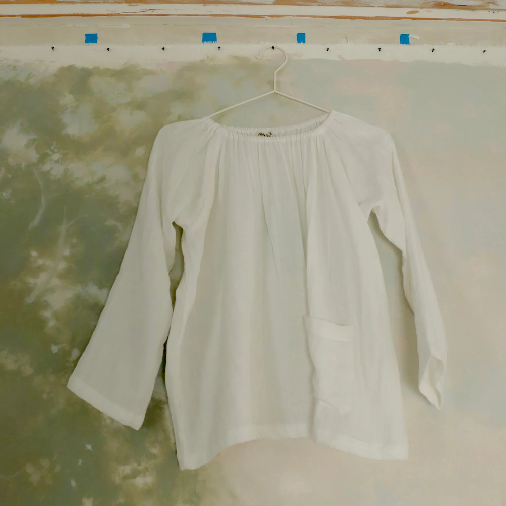 Pocket Smock in Marshmallow