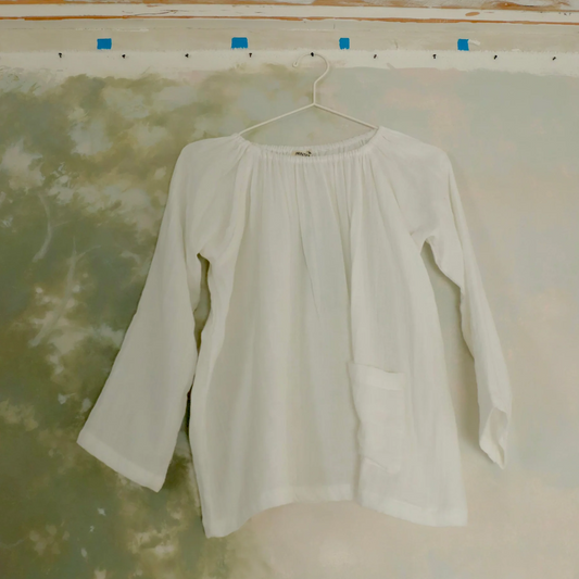 Pocket Smock in Marshmallow