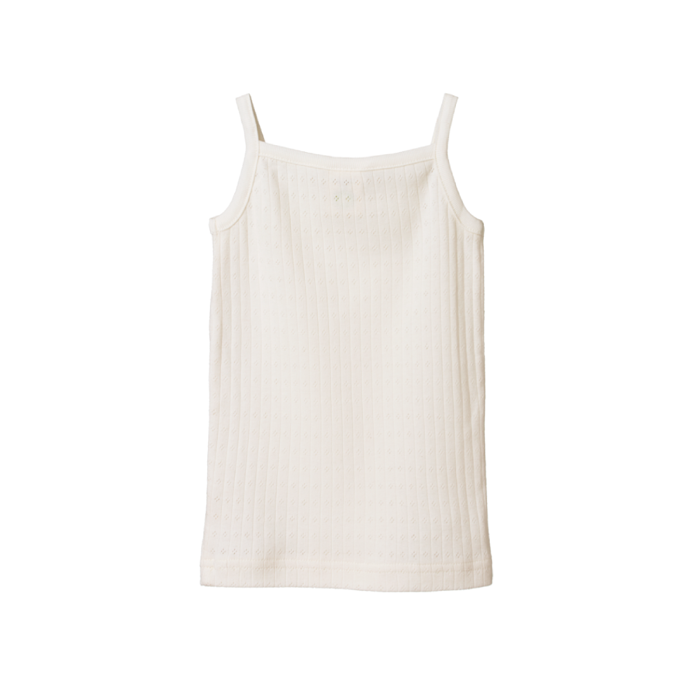 Merino Essential Camisole Pointelle Natural