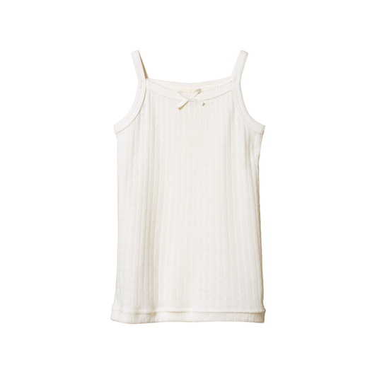 Merino Essential Camisole Pointelle Natural