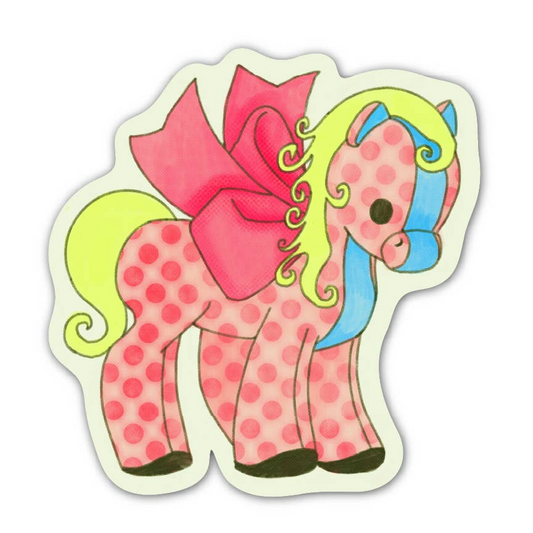 Polka Dot Horse! Sticker