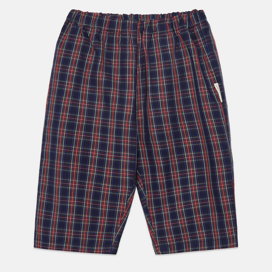 Pom Pom Dog Popelin Baby Pants - Blue and Red