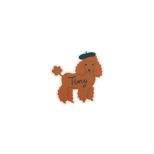 Poodle Sticker