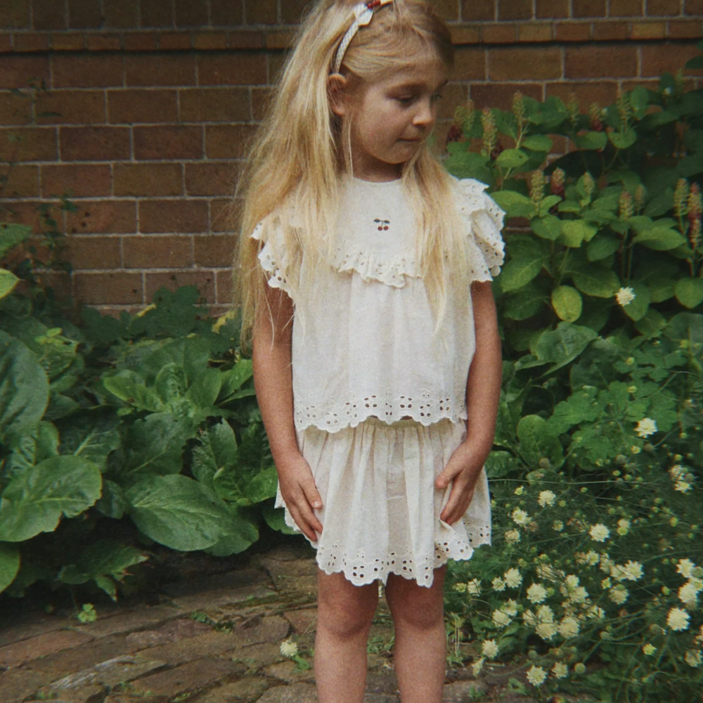 Posey Top Antique White