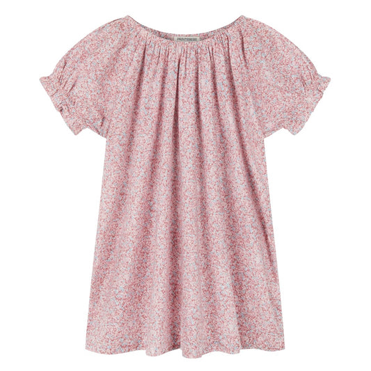 Bubble Smock in Rosewater Mini Flower
