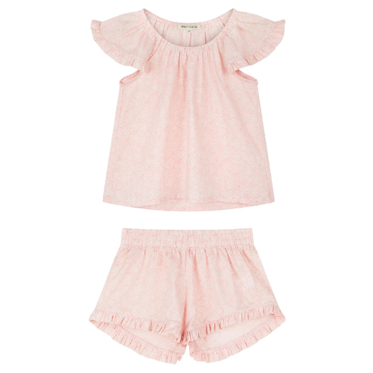 Pyjama Set Petal Pink Field Flower