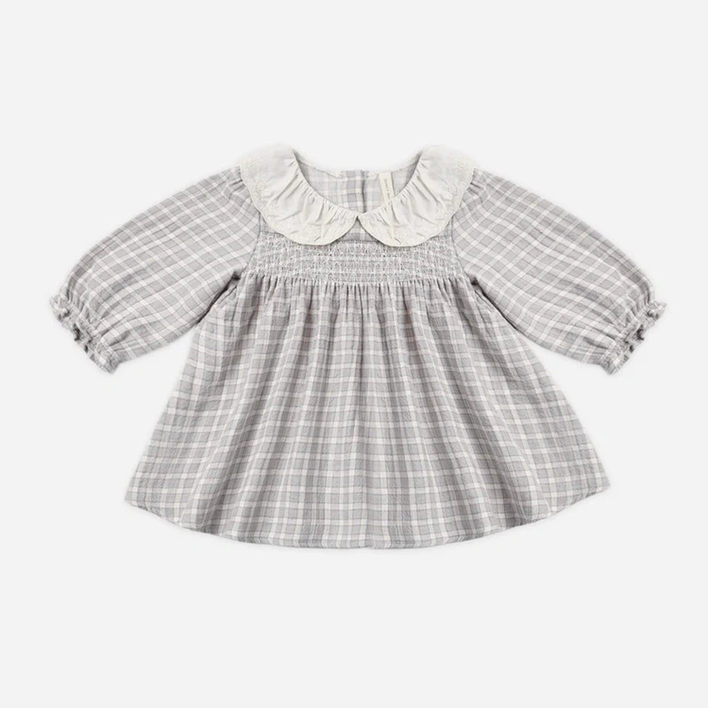 Callie Dress Blue Gingham