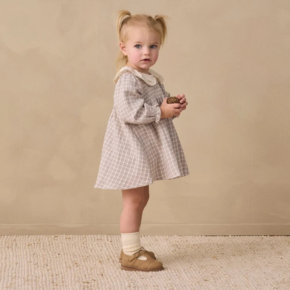 Callie Dress Blue Gingham