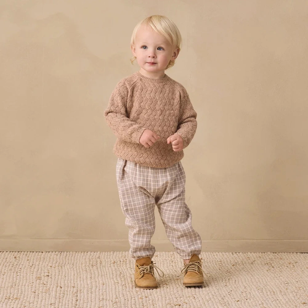 Woven Pant Blue Gingham
