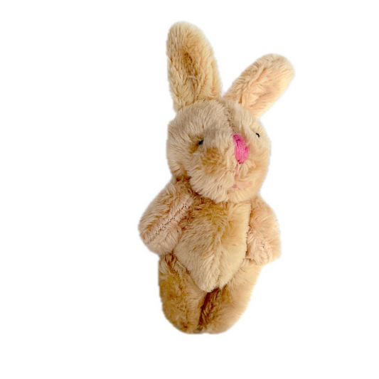 Mini Plush Bunny Rabbit Beige