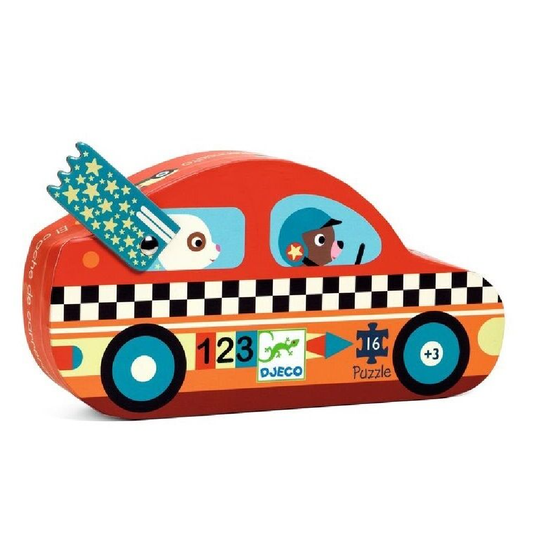 The Racing Car Puzzle 16pc