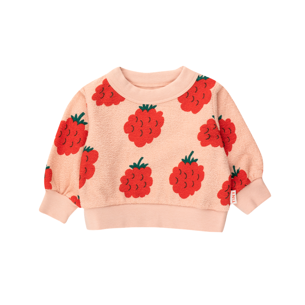 Raspberries Baby Sweat Shirt Peach Bill's Store