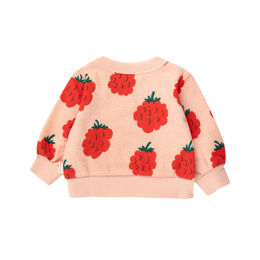 Raspberries Baby Sweat Shirt Peach