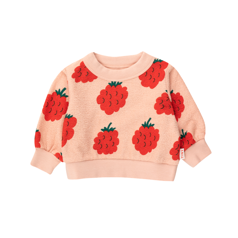 Raspberries Baby Sweat Shirt Peach