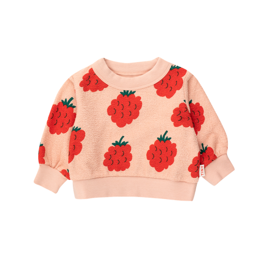 Raspberries Baby Sweat Shirt Peach