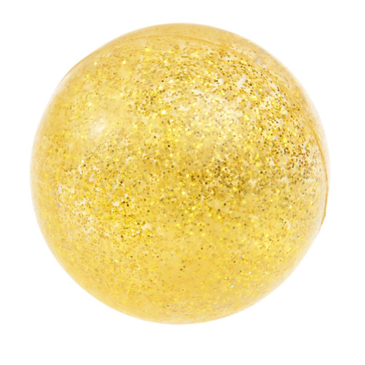 Gold Dog Glitter Bouncy Ball