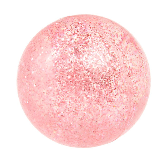Pink Cat Glitter Bouncy Ball