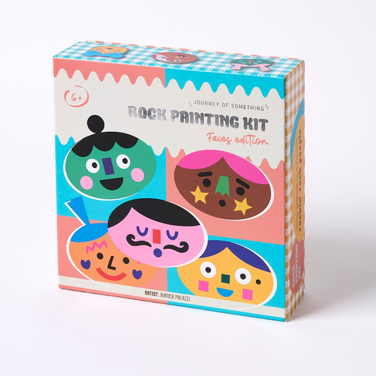 Kids Rock Painting Kit Cool Faces