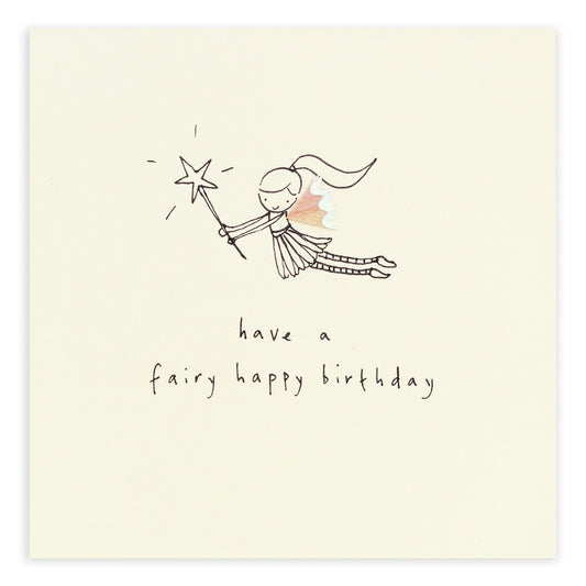 Birthday Fairy Pencil Shavings Greeting Card