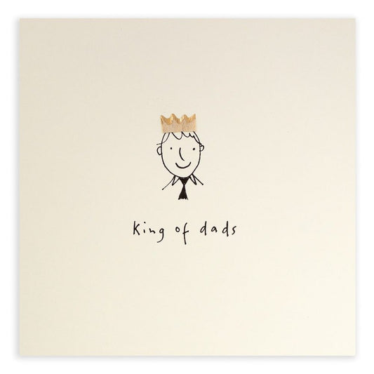 King of Dads Pencil Shavings Greeting Card