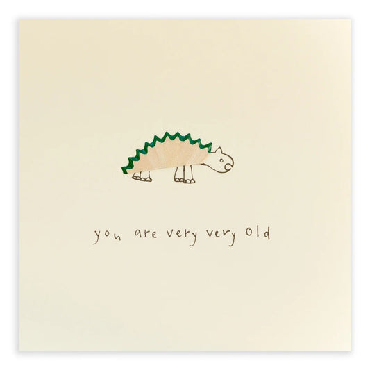 You Are Very Very Old Pencil Shavings Greeting Card