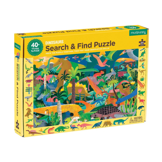 Search and Find Puzzle Dinosaurs 64 Piece