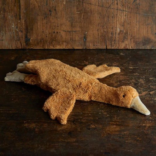 Cuddly Animal Goose Small Rust with Removable Heat/ Cool Pack