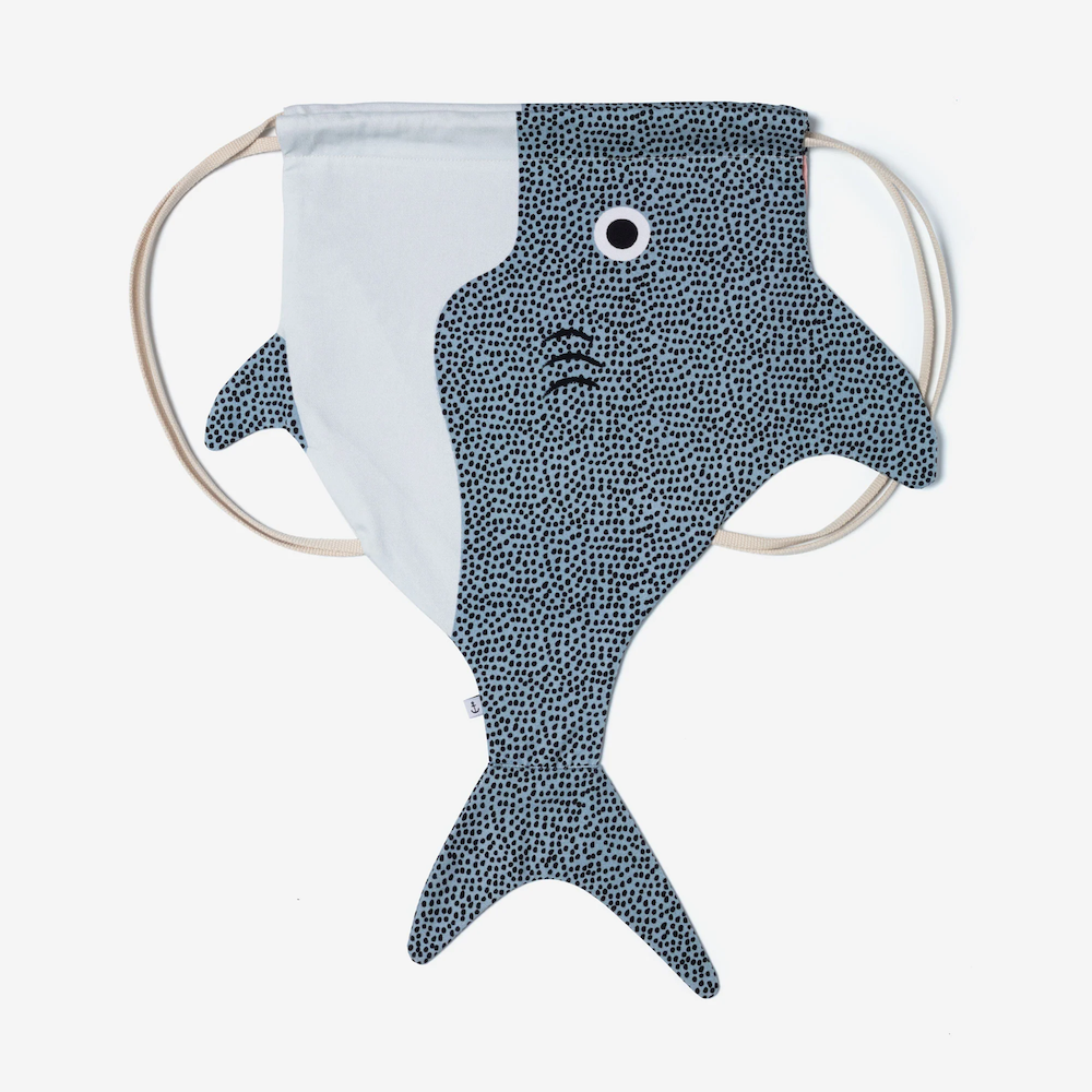 Pattern Print Shark Premium Backpack main image 1