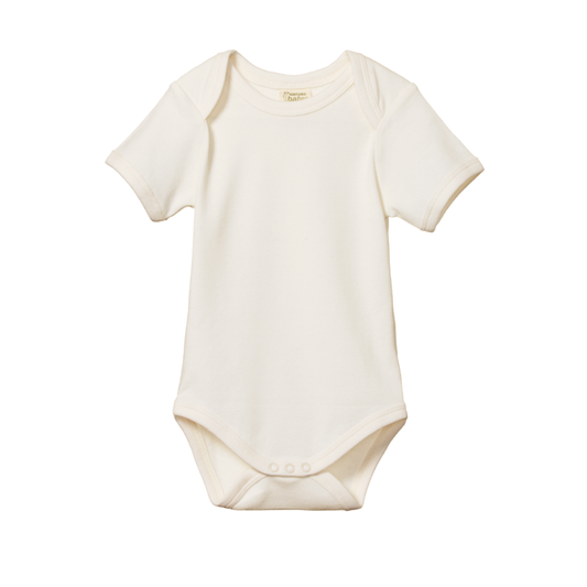 Short Sleeve Bodysuit Natural