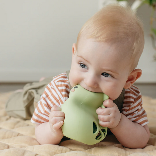 Silicone Rattle Dino