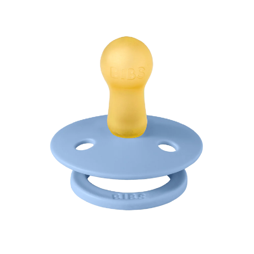 Bibs Dummy Twin Pack Sky Blue Round