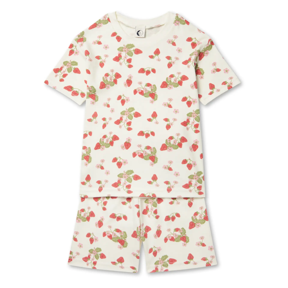 Kids Shortie Pyjama Set Strawberry