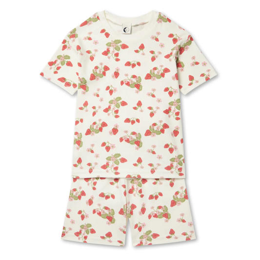 Kids Shortie Pyjama Set Strawberry