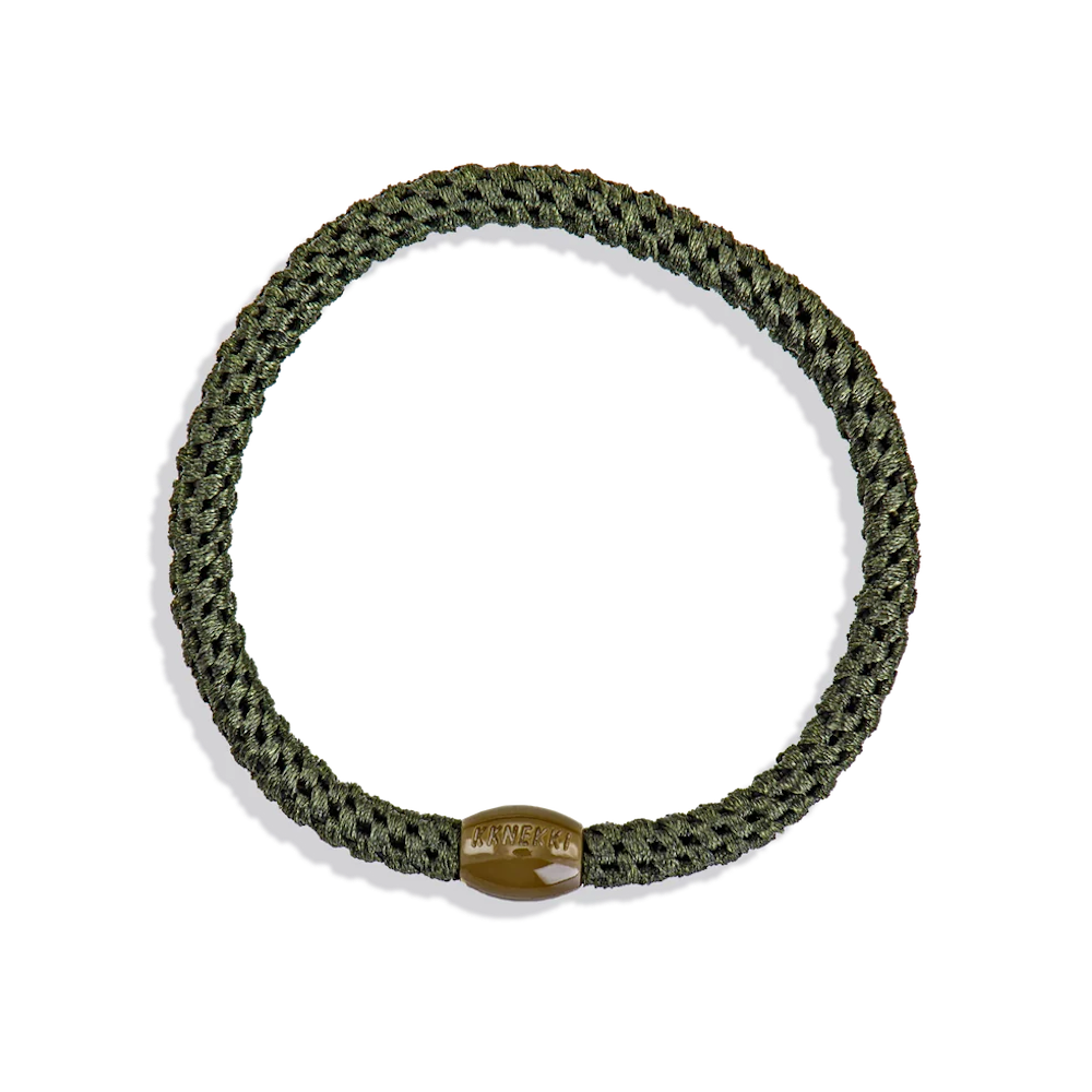 Slim Bottle Green Hair Tie