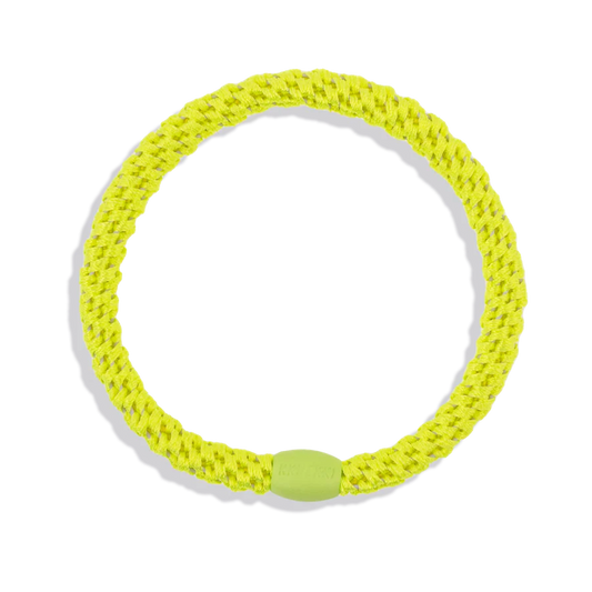 Slim Neon Yellow Hair Tie
