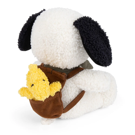 Snoopy With Woodstock In Backpack