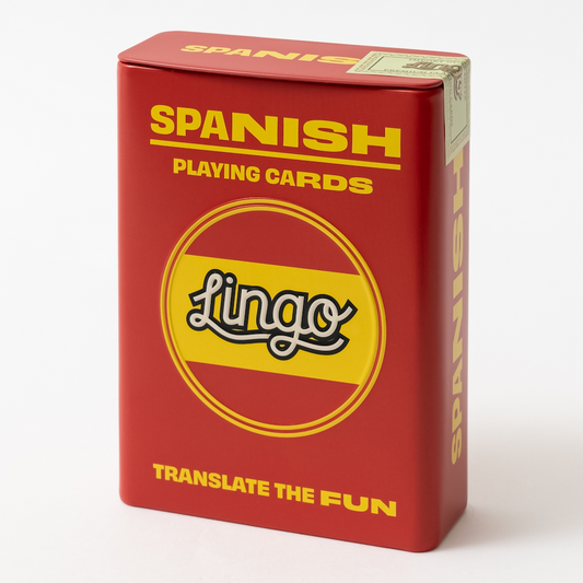 Spanish Travel Playing Cards In Tin