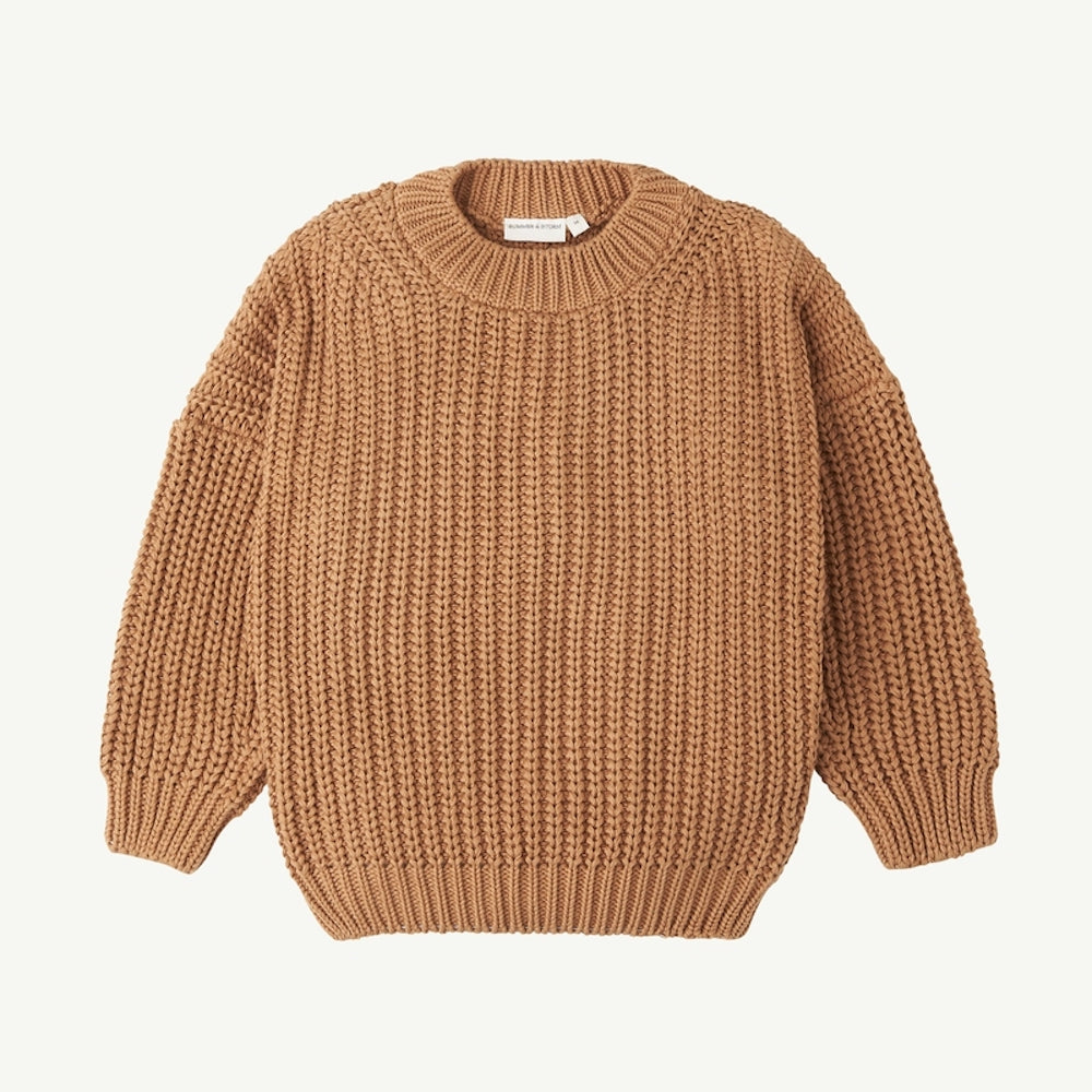Chunky Pullover Brown Sugar