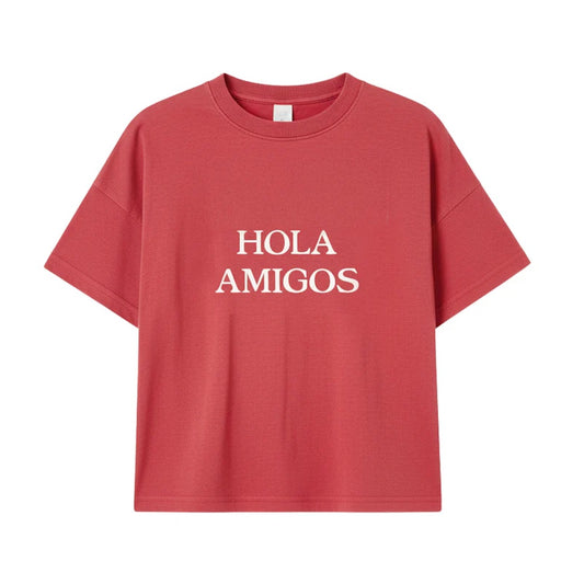 Oversized Tee Hola Amigos