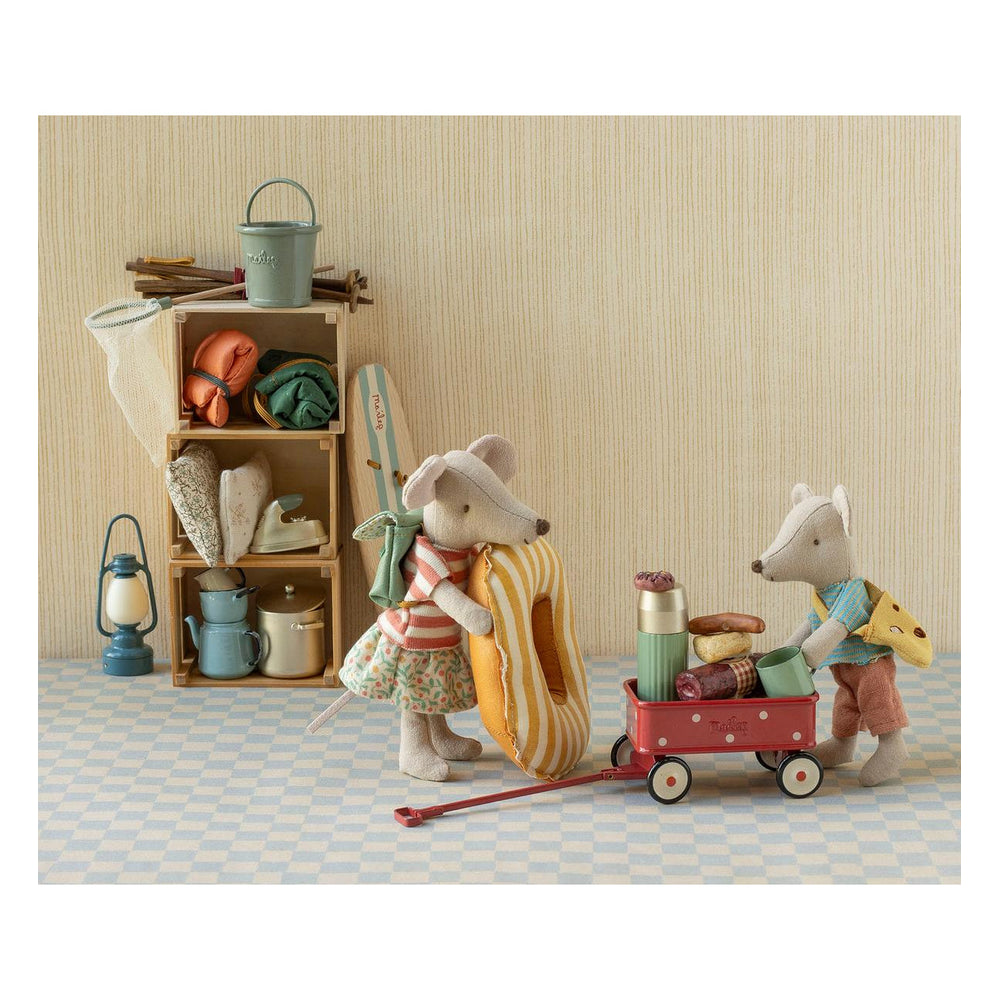 Wagon Mouse Red