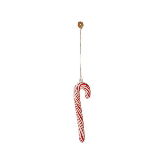 Metal Ornament Large Sugar Cane Stripe 2026