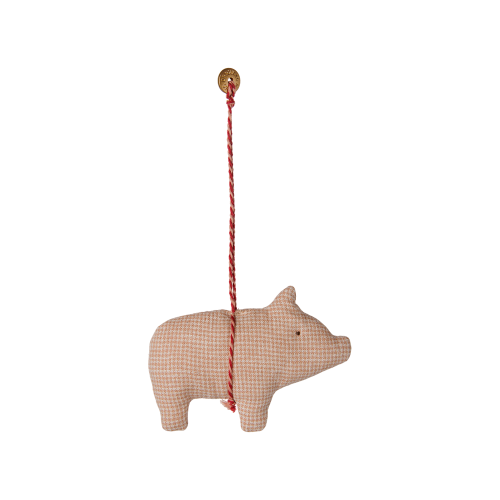 Pig Checker Powder Ornament