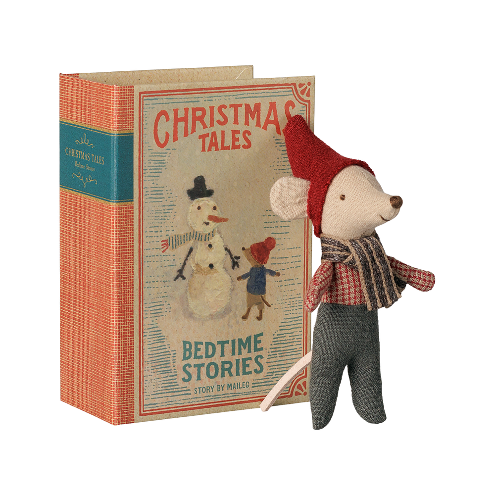 Christmas Mouse Baby in Book