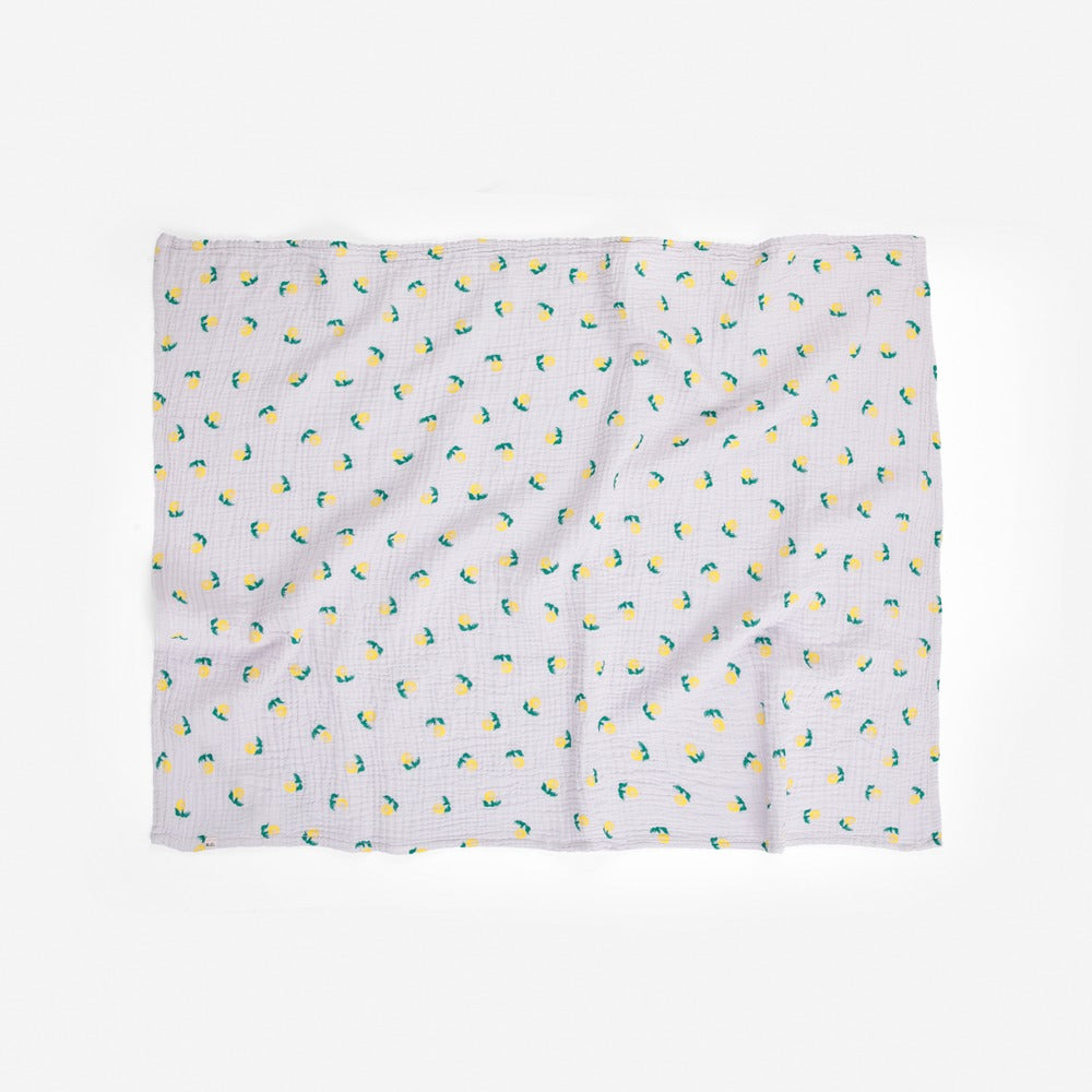 Stamp Bloom All Over Muslin Cloth