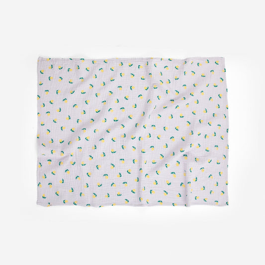 Stamp Bloom All Over Muslin Cloth