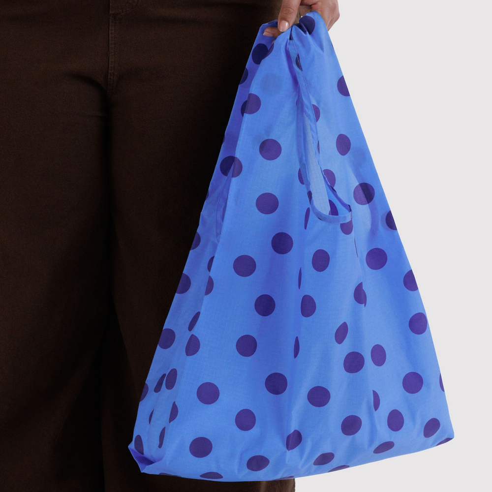 Standard Baggu Blue Polka Dot